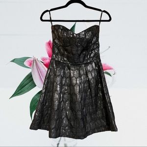 *Rare* MINKPINK NYE Sleeveless Foil Patterned Mini Dress - Sz S